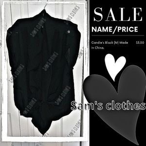Candie's shirt {Black} Size M